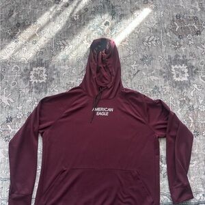 American Eagle Outfitters Burgundy Hoodie